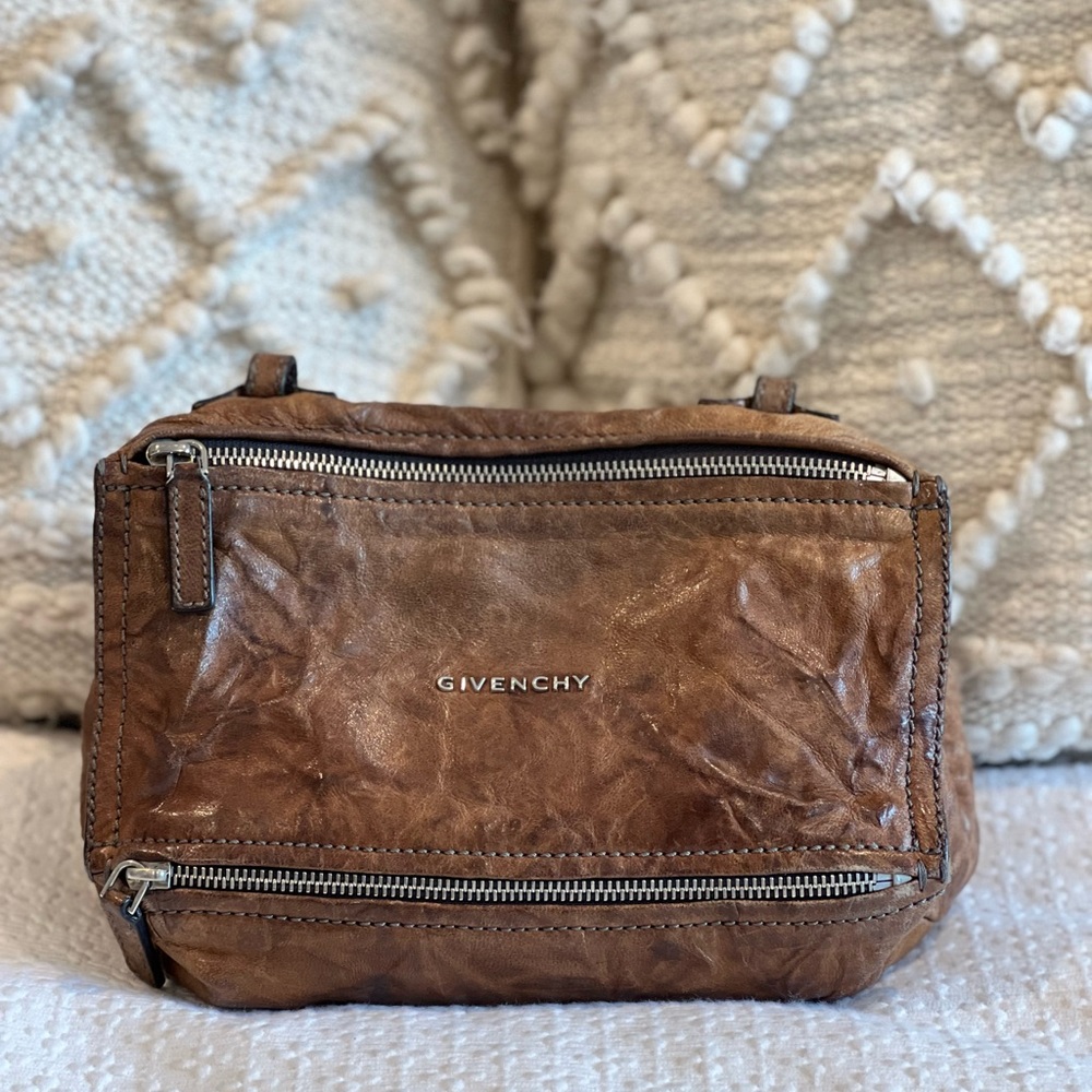 Givenchy | Mini Pandora Pepe Crossbody Bag | Charcoal